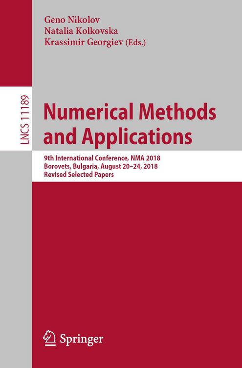 Produktbild: Numerical Methods and Applications