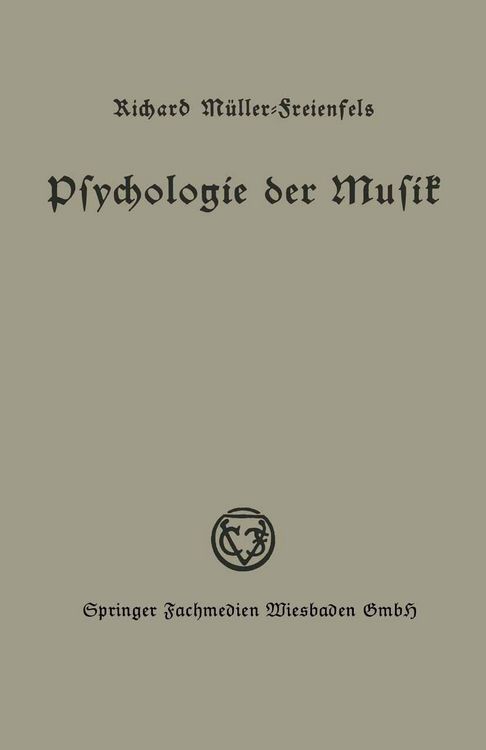 Produktbild: Psychologie der Musik