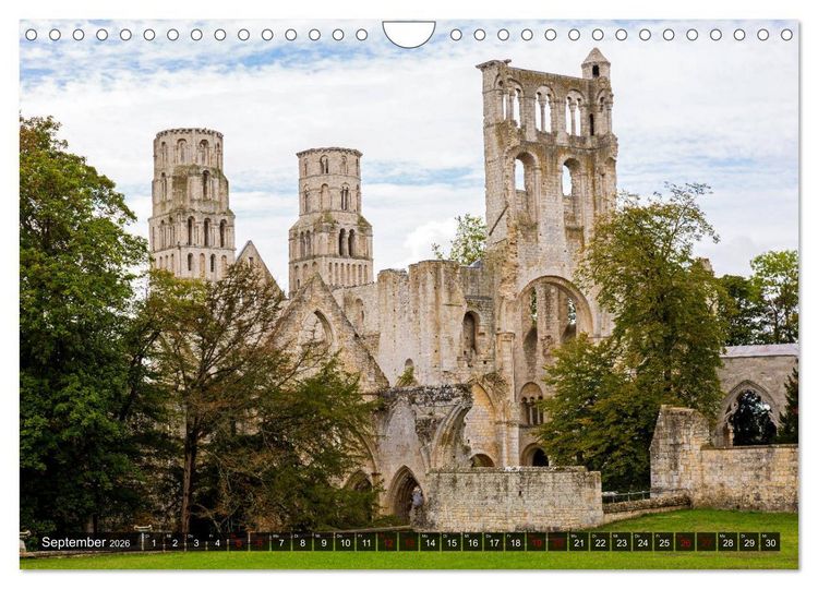 Produktbild: Blickpunkte der Normandie (Wandkalender 2026 DIN A4 quer), CALVENDO Monatskalender