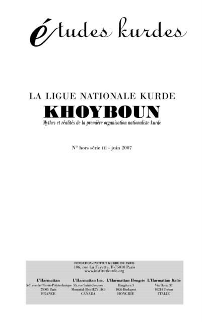 Produktbild: Ligne nationale kurde khoybounmythes et