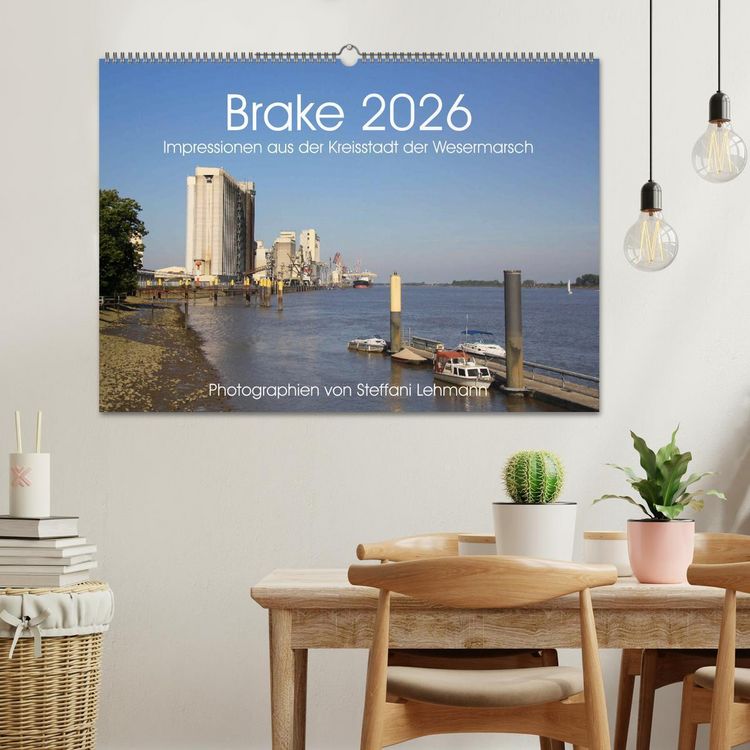 Produktbild: Brake 2026. Impressionen aus der Kreisstadt der Wesermarsch (Wandkalender 2026 DIN A2 quer), CALVENDO Monatskalender