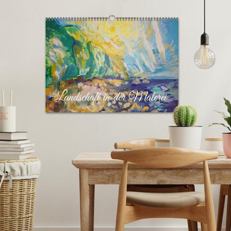 Produktbild: Landschaft in der Malerei: Ein Kunstkalender (Wandkalender 2027 DIN A3 quer), CALVENDO Monatskalender