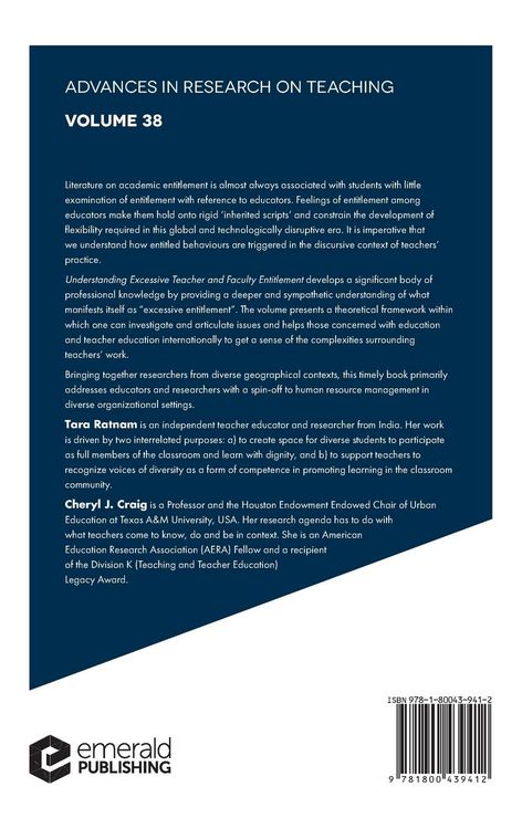 Produktbild: Understanding Excessive Teacher and Faculty Entitlement