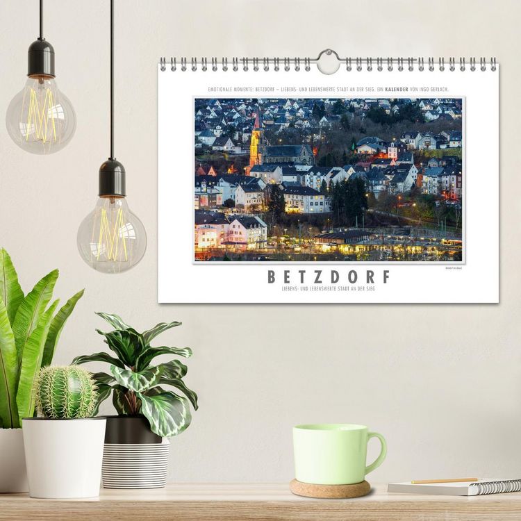 Produktbild: Emotionale Momente: Betzdorf - liebens- und lebenswerte Stadt an der Sieg. (Wandkalender 2026 DIN A4 quer), CALVENDO Monatskalender