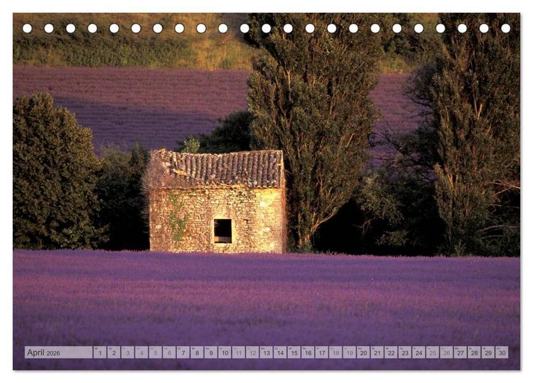 Produktbild: Provence von Christian Heeb (Tischkalender 2026 DIN A5 quer), CALVENDO Monatskalender