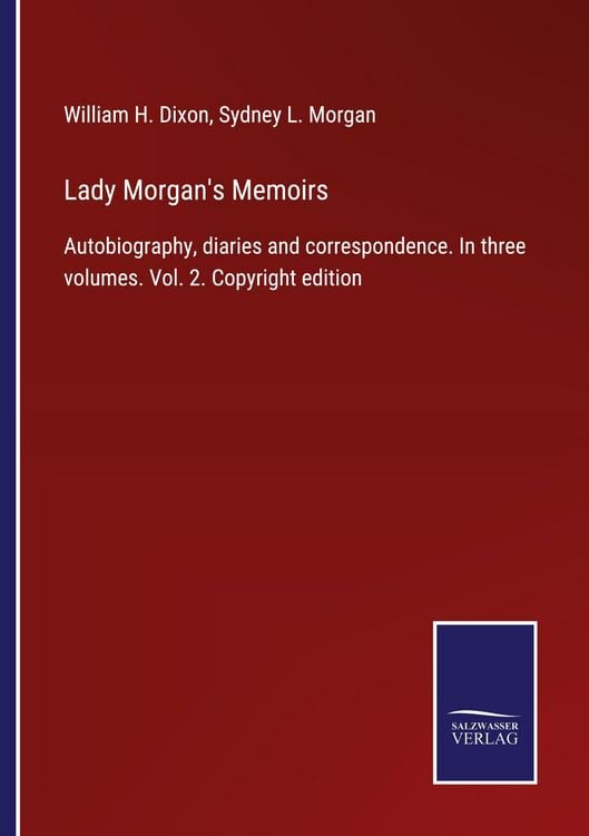 Produktbild: Lady Morgan's Memoirs