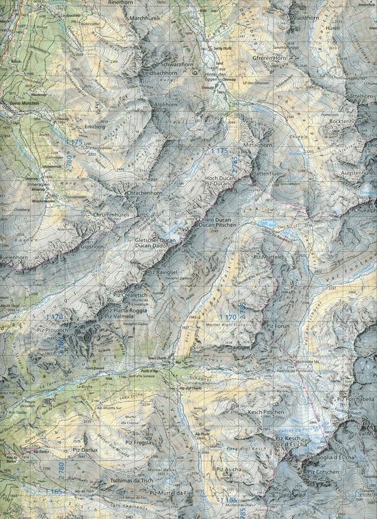 Produktbild: Swisstopo 1 : 50 000 Berguen