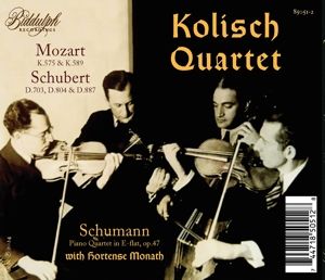 Produktbild: Kolisch Quartett spielt Mozart,Schubert & Schumann