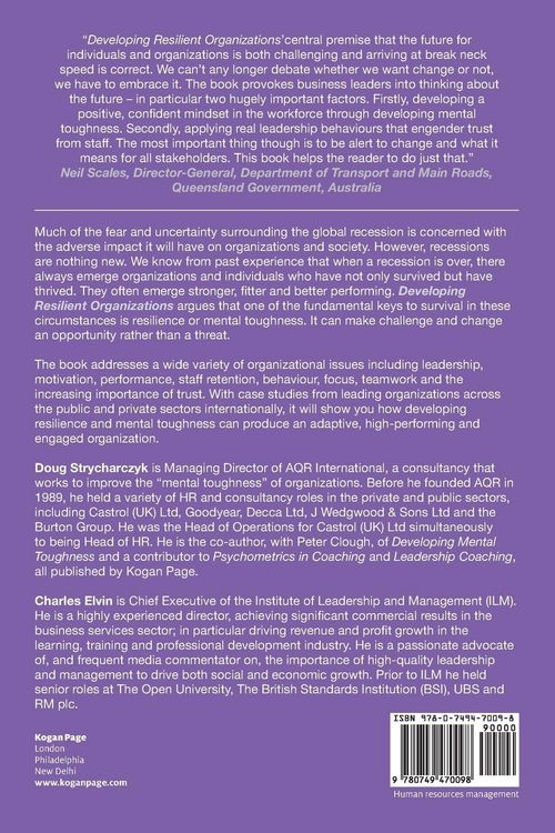 Produktbild: Developing Resilient Organizations