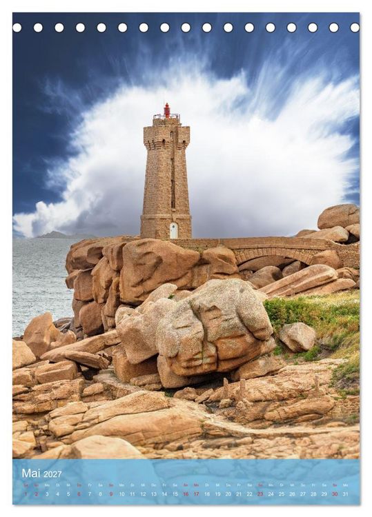 Produktbild: Bonjour Bretagne (Tischkalender 2027 DIN A5 hoch), CALVENDO Monatskalender