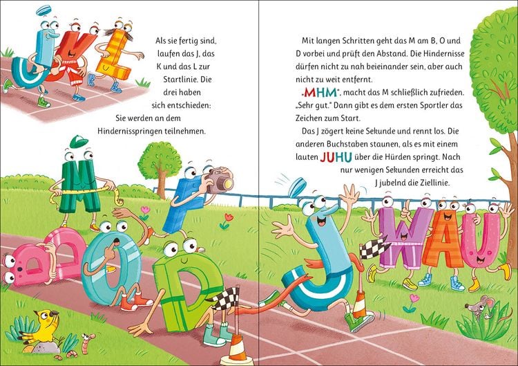 Produktbild: Lesel&ouml;wen ABC-Geschichten - Alle Buchstaben, fertig, los!