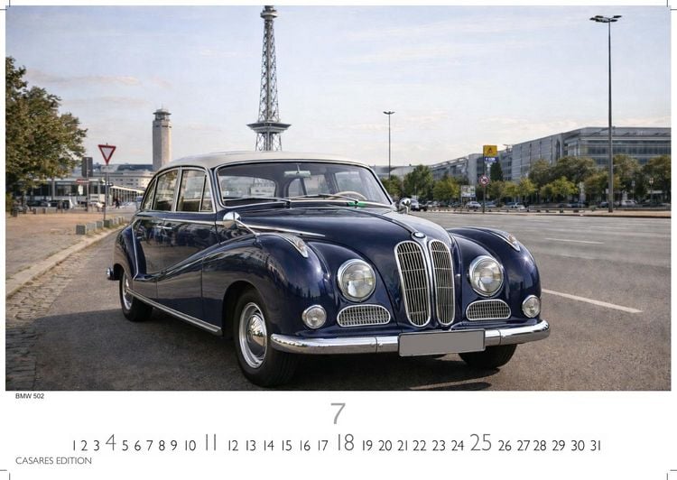 Produktbild: German Classic Cars Kalender 2027 &ndash; Wandkalender | Fotokalender Oldtimer 24x35 cm - deutsche Oldtimer - Meisterwerke deutscher Automobilgeschichte