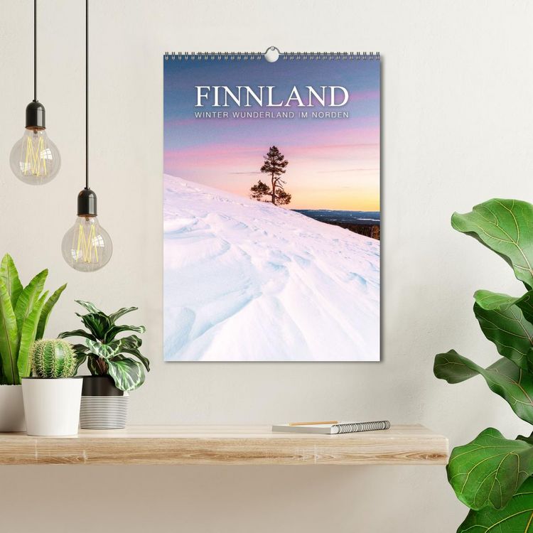 Produktbild: Finnland - Winter Wunderland (Wandkalender 2026 DIN A3 hoch), CALVENDO Monatskalender