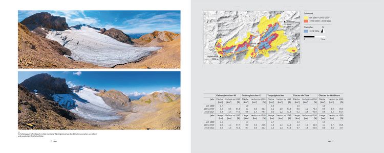 Produktbild: Schweizer Gletscherlandschaften im Klimawandel