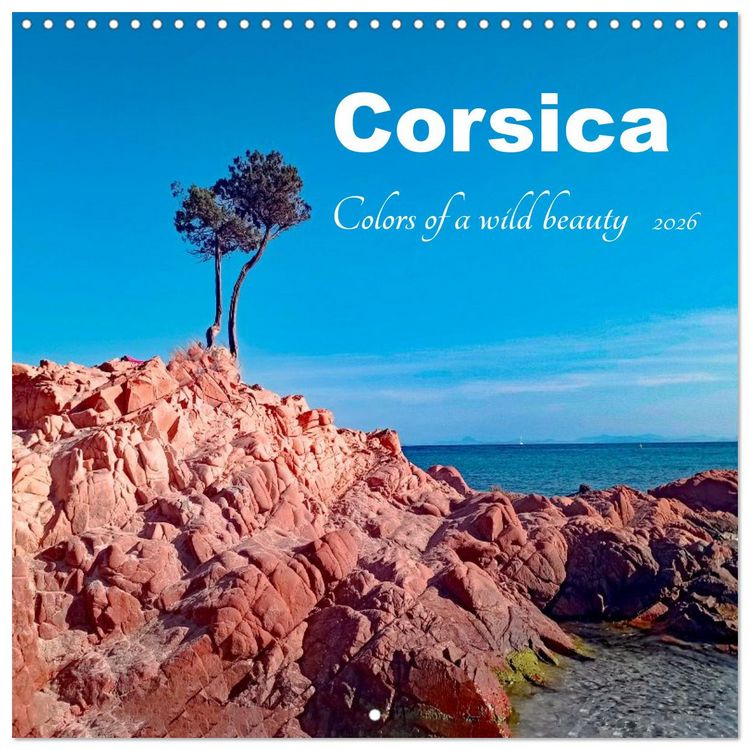 Produktbild: Corsica &ndash; Colors of a wild beauty (Wall Calendar 2026 12 &times; 12 Inch) CALVENDO 12 Month Wall Calendar