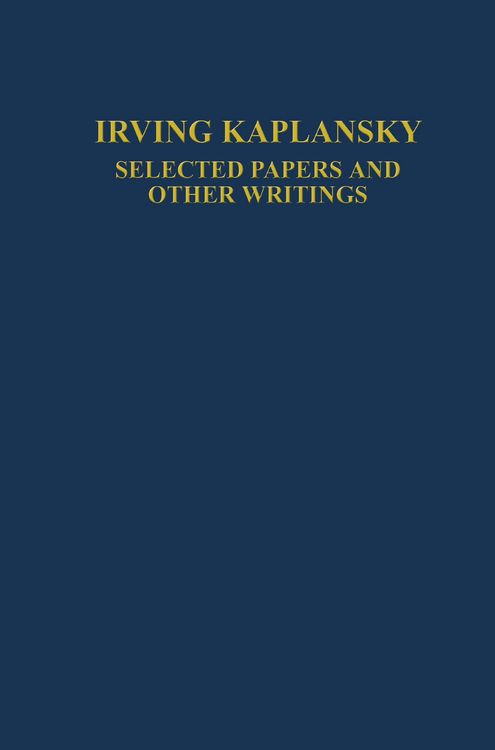 Produktbild: Selected Papers and Other Writings