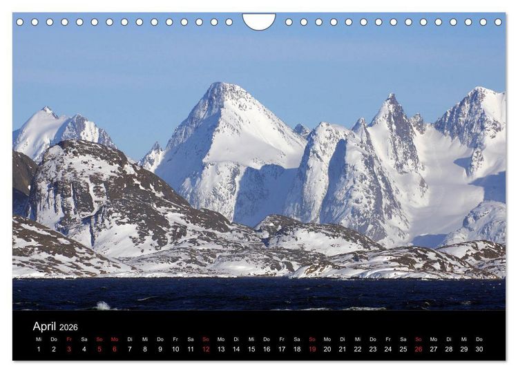 Produktbild: Gr&ouml;nland - Der wilde, wei&szlig;e Westen (Wandkalender 2026 DIN A4 quer), CALVENDO Monatskalender