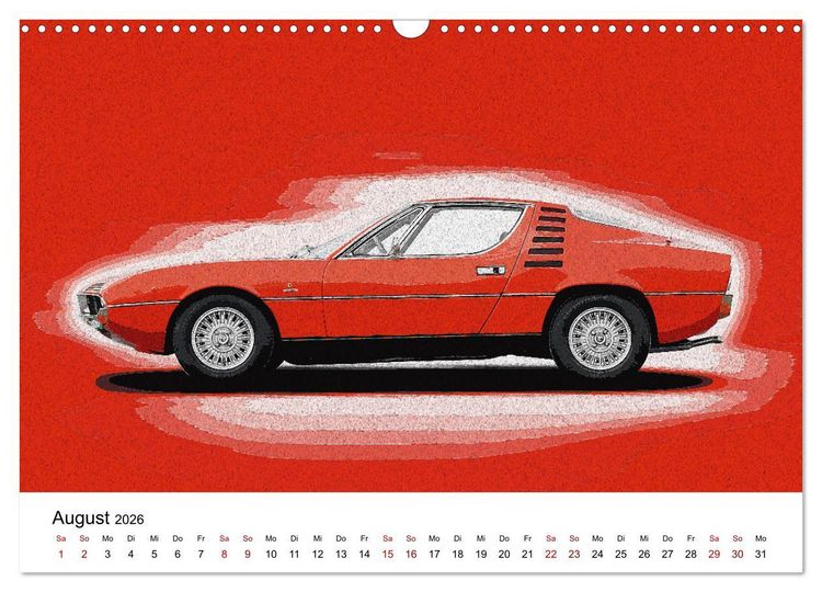 Produktbild: Car Art Edition Sportwagenlegenden (Wandkalender 2026 DIN A3 quer), CALVENDO Monatskalender