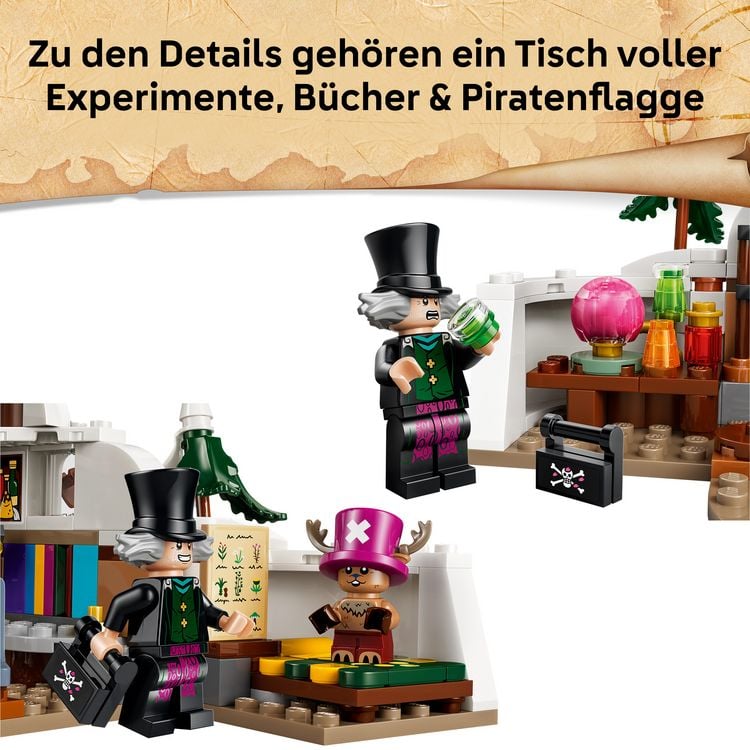 Produktbild: LEGO ONE PIECE 75641 Doc Baders Versteck, Spielzeug ab 9 Jahren