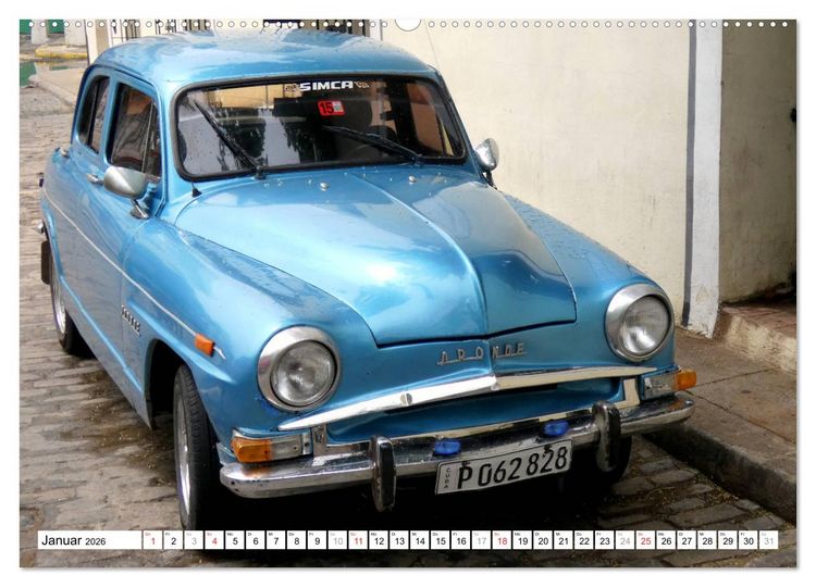 Produktbild: SIMCA ARONDE - Frankreichs Schwalbe (Wandkalender 2026 DIN A2 quer), CALVENDO Monatskalender