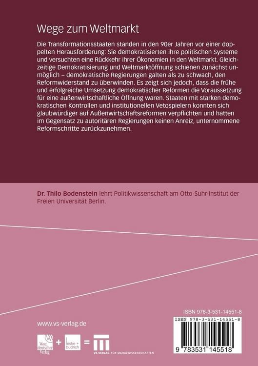 Produktbild: Wege zum Weltmarkt