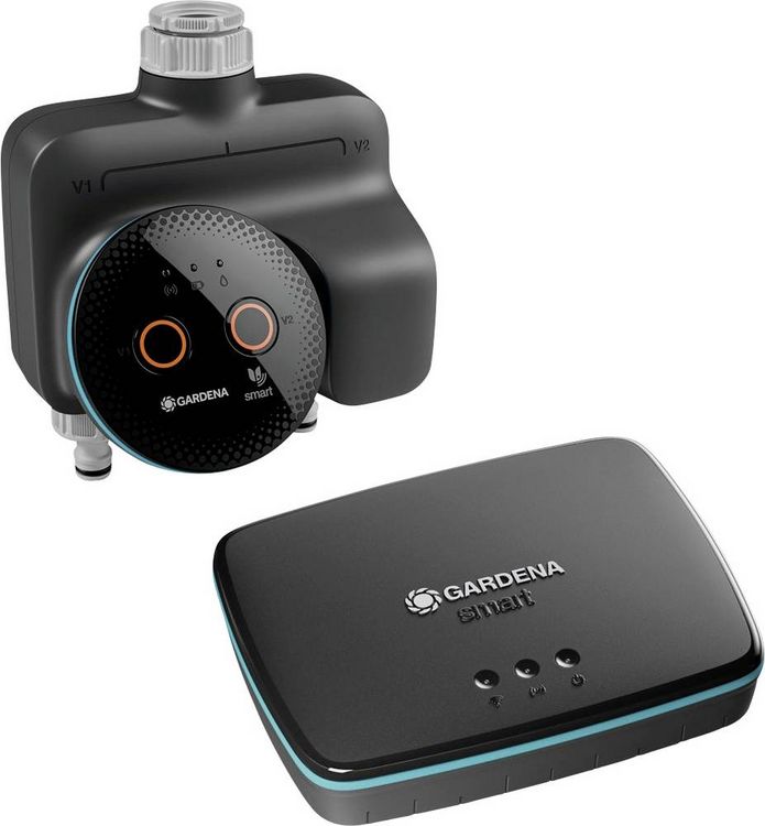 Produktbild: GARDENA 19044-20smart Dual Water Control Set Bew&auml;sserungssteuerung