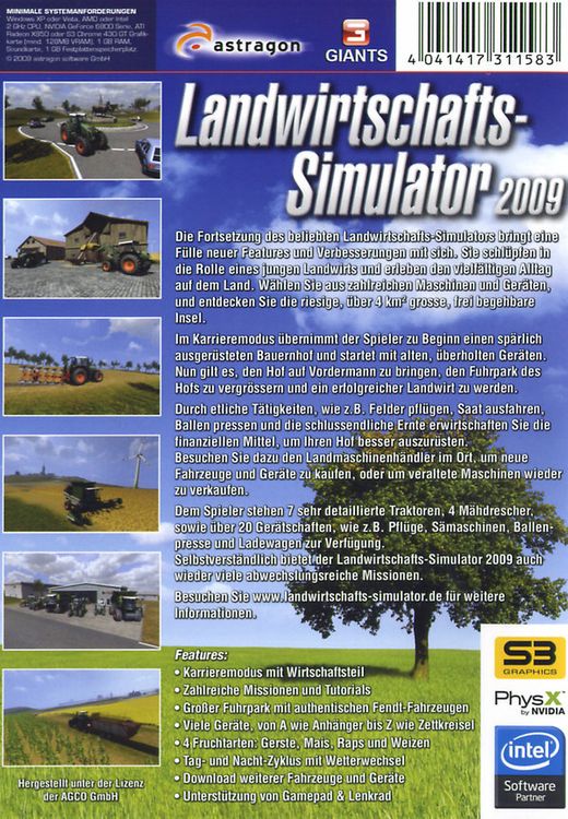 Produktbild: Landwirtschafts-Simulator 2009