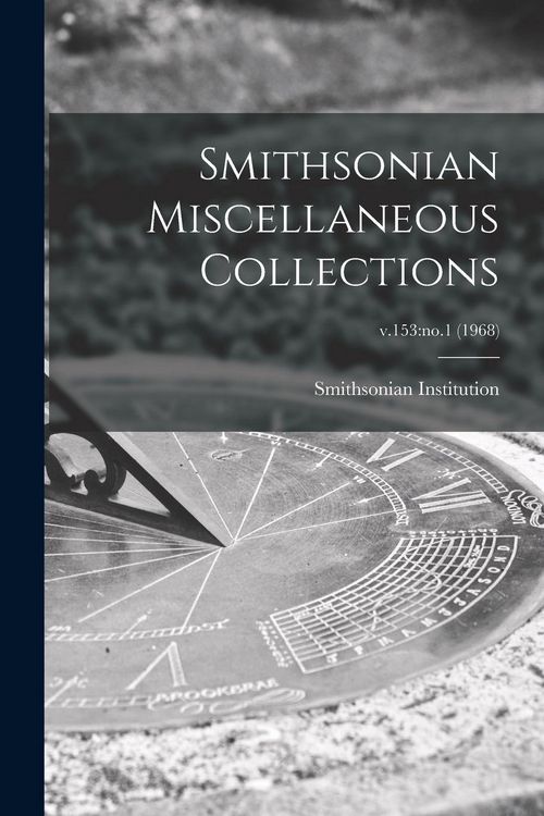 Produktbild: Smithsonian Miscellaneous Collections; v.153