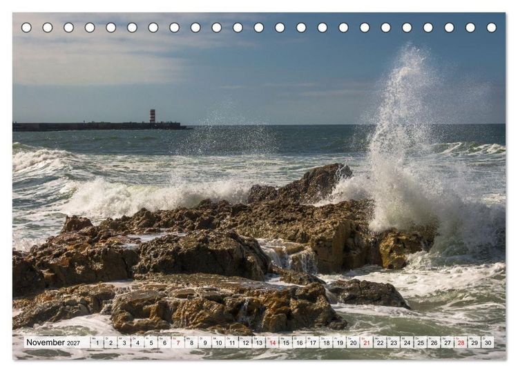 Produktbild: Porto Magisch - Am Ufer des Douro (Tischkalender 2027 DIN A5 quer), CALVENDO Monatskalender