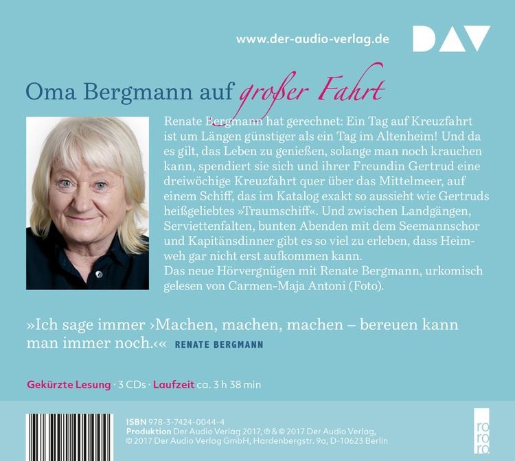 Produktbild: Besser als Bus fahren. Die Online-Omi legt ab