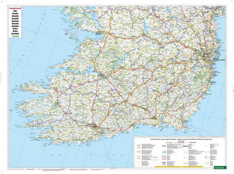 Produktbild: freytag & berndt Stra&szlig;enkarte Irland 1:350.000