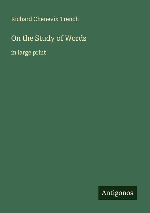 Produktbild: On the Study of Words