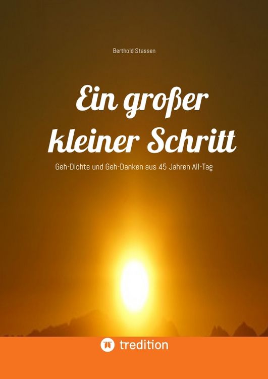 Produktbild: Ein gro&szlig;er kleiner Schritt - Gedichte, Gedanken, Essays