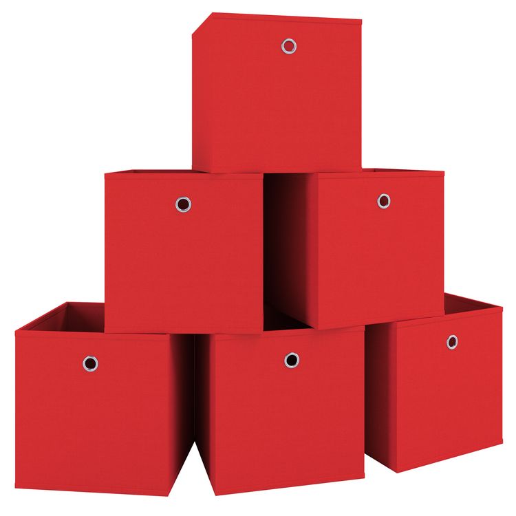 Produktbild: 6er Set Faltbox Klappbox Aufbewahrungsbox Boxas