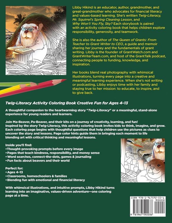 Produktbild: Twig-Literacy Activity Coloring Book