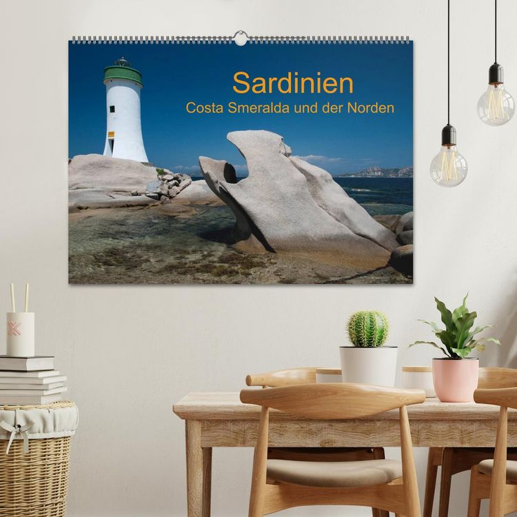 Produktbild: Sardinien Costa Smeralda und der Norden (Wandkalender 2026 DIN A2 quer), CALVENDO Monatskalender