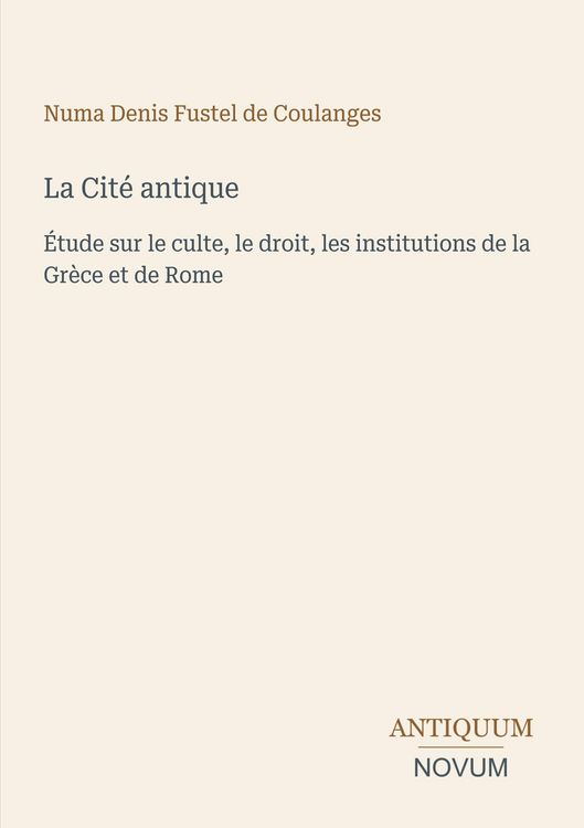 Produktbild: La Cit&eacute; antique
