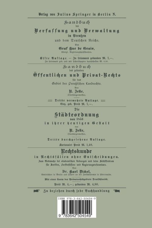 Produktbild: Privatrecht und Polizei in Preu&szlig;en