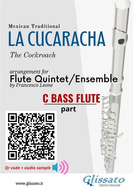 Produktbild: Bass Flute part of "La Cucaracha" for Flute Quintet/Ensemble