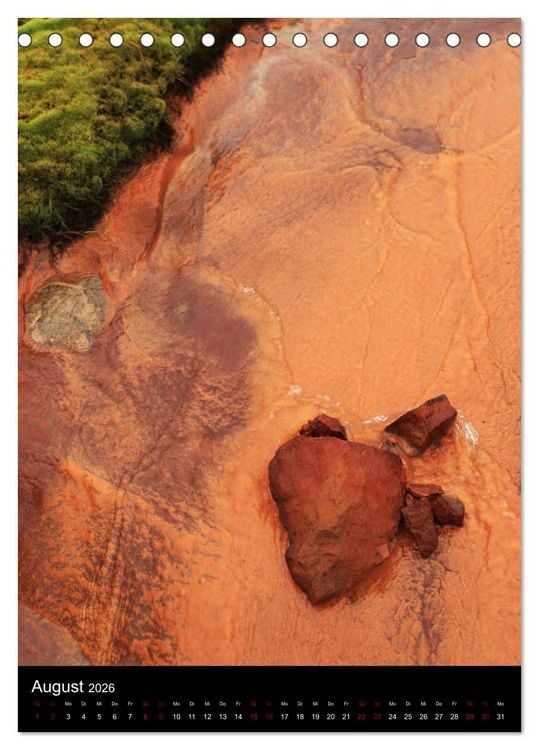 Produktbild: NATUREART - KUNST IN DER NATUR (Tischkalender 2026 DIN A5 hoch), CALVENDO Monatskalender