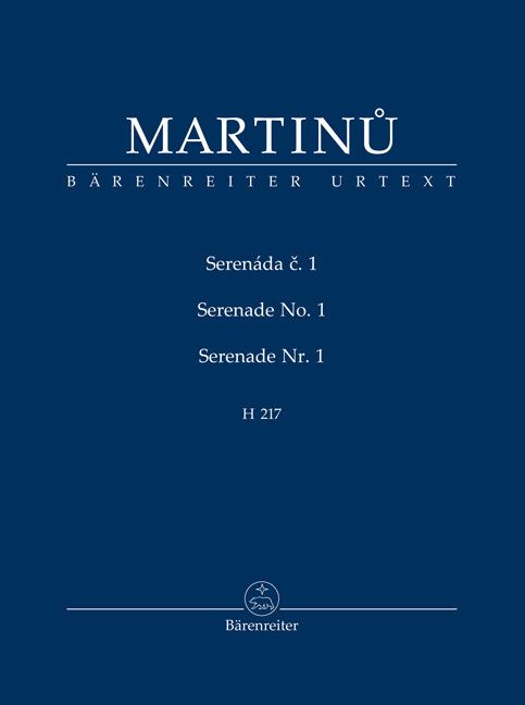Produktbild: Serenade Nr. 1 H 217, Studienpartitur, Urtextausgabe