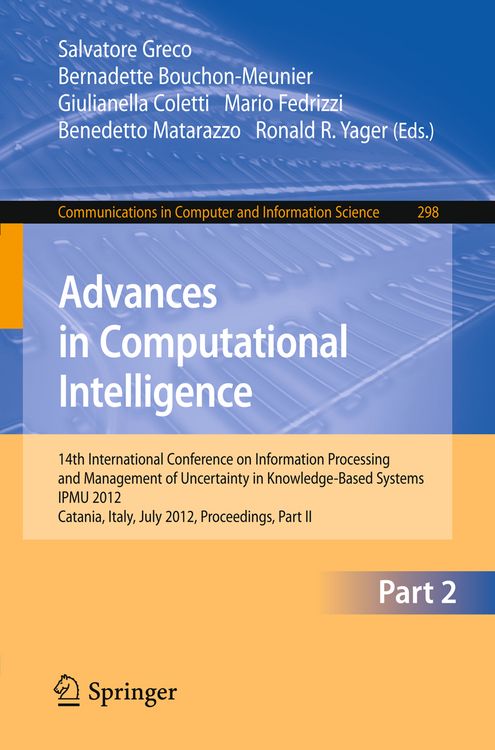 Produktbild: Advances in Computational Intelligence, Part II