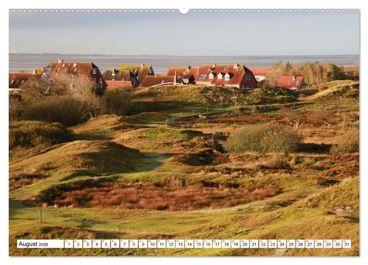 Produktbild: Insel Baltrum, Perle im Ostfriesischen Wattenmeer (hochwertiger Premium Wandkalender 2026 DIN A2 quer), Kunstdruck in Hochglanz