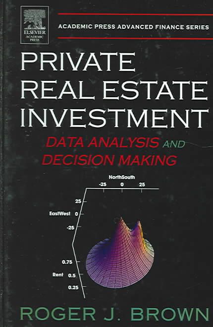 Produktbild: Private Real Estate Investment: Data Analysis and Decision Making