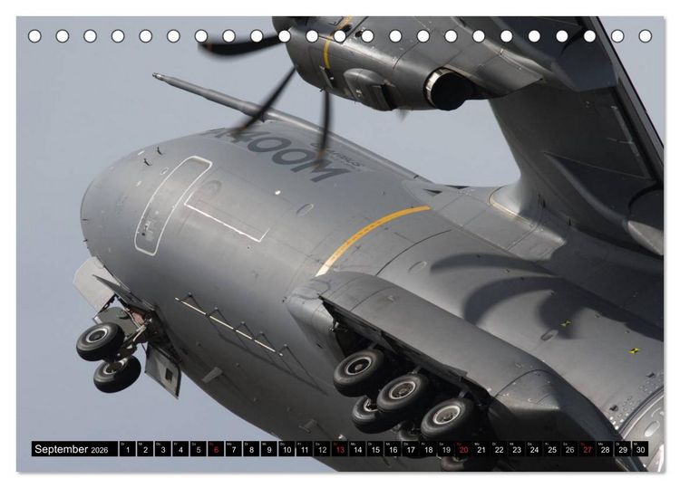 Produktbild: Augenblicke in der Luft: Airbus A400M (Tischkalender 2026 DIN A5 quer), CALVENDO Monatskalender