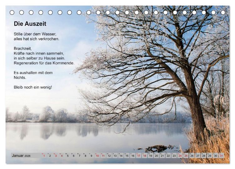 Produktbild: Im Rhythmus der Jahreszeiten und des Kirchenjahres (Tischkalender 2026 DIN A5 quer), CALVENDO Monatskalender