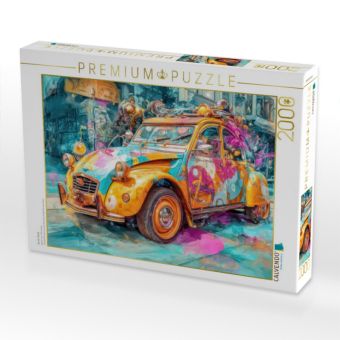 Produktbild: CALVENDO Puzzle Bunte Stadt | 2000 Teile Lege-Gr&ouml;&szlig;e 90x67cm Foto-Puzzle f&uuml;r gl&uuml;ckliche Stunden