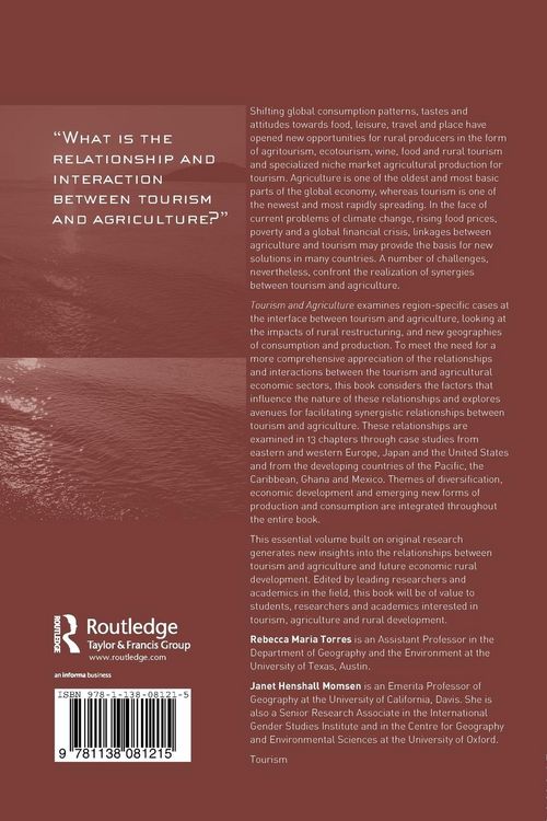 Produktbild: Tourism and Agriculture