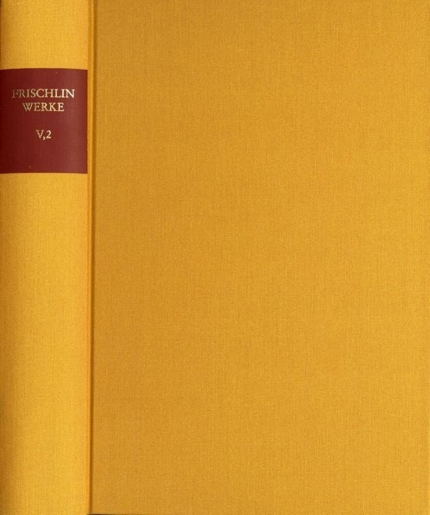 Produktbild: Nicodemus Frischlin: S&auml;mtliche Werke / Band V,2: Lyrik II (1573&ndash;1577)
