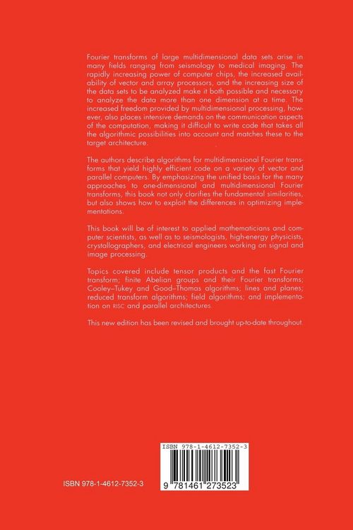 Produktbild: Mathematics of Multidimensional Fourier Transform Algorithms